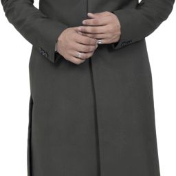 ALJAAMI Sherwani achkan Solid Sherwani-19