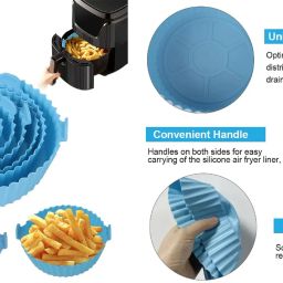 air fryer silicone tray Airfryer Grill Pan-image-74