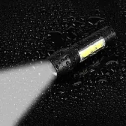 akr Rechargeable Flashlight,One of the Smallest and Lightest 35000LM External Flashlight Mini 3500LM Zoomable Q5 LED Flashlight Torch Super Bright Light Lamp Torch (Black : Reclticolor : Rechargeable) Torch image 4