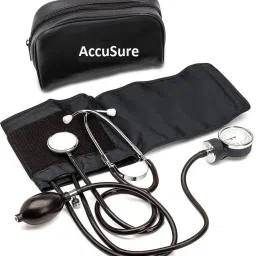 AccuSure Aneroid Sphygmomanometer With Stethoscope Bp Monitor-25