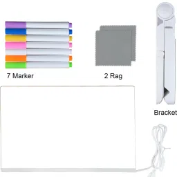 dockwin international 3D Acrylic LED Message Board, LED Message Board Study Lamp image 5