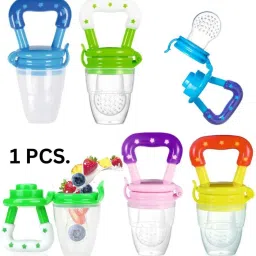 3-PCS Waterproof Baby Bib Set with Silicone Fruit Feeder for Newborns & Toddlers Feeder-46
