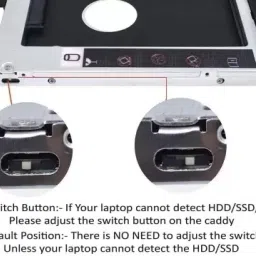 CaddyHDD Caddy Internal Hard Drive Enclosure Internal Optical Drive image 3