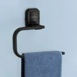 Stainless Steel 304 Grade Cute Napkin Ring/Towel Hanger/Bathroom Accessories Black Towel Holder-image-26