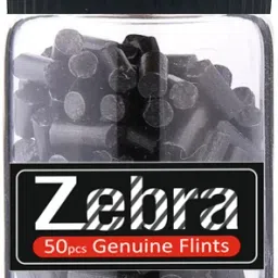 50 Pieces Black Flints Genuine Lighter Flint/ Stone/ Patthar Suitable to all Zippo, Earth and Wheel Pocket Lighter-31