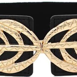 Women Casual, Evening, Formal, Party Black Artificial Leather, Fabric Belt-image-20