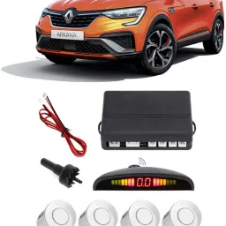 GS465 Silver Car Reverse Parking Sensor with LED Display 4 Sensor G465 Parking Sensor-image-2