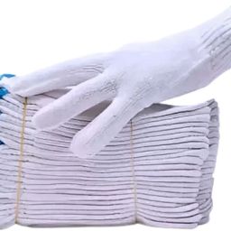 5Pairs Cotton Hand Gloves For Painter Mechanic Industrial Hard Work Nylon, Polyester Safety Gloves-image-48