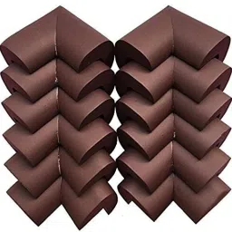 Thick Infant Kids Safety Safe Table Desk Corner Edge Cushions Guard Protectors (Pack of 12, Brown)-24
