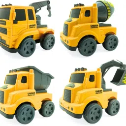 Engineering Construction Toys for Kids | Friction Powered Toys for Boys & Girls-13