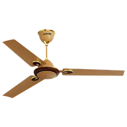 zunpulse Hera 1200mm 3 Blade High Speed Ceiling Fan (Double Ball Bearing, Golden & Brown)-image-90