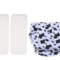 Pindia 3 Pc Combo 1 Pc Printed Adjustable Diaper 2 Pc Diaper Changing Insert Cloth Pad For Babies image 1