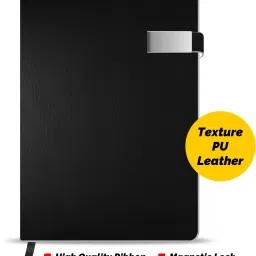 abstract collection A5 Regular, Designer & Handcrafted notebook with Leatherette hard bound cover A5 Notebook Single Rule 200 Pages image 3
