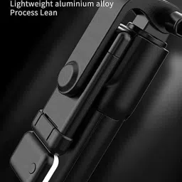 GIZMOSGALLERY R1S Collapsible Selfie Stick with Extendable Arm and Remote Camera Function Bluetooth Selfie Stick image 2