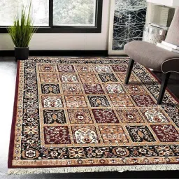Blue, Black Acrylic Carpet-16