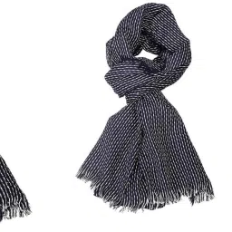 Striped Pure Cotton Men Multicolor Fancy Scarf-image-76
