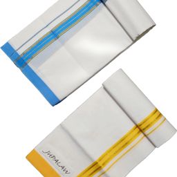 JUPALAW 2METERS TRENDY & TRADITIONAL COTTON FANCY DHOTI / LUNGI Solid Men Dhoti-image-38