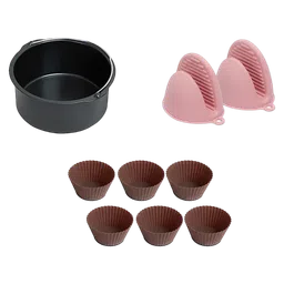 PHILIPS HD9810 Baking Kit For Airfryer (Dishwasher Safe, HD9810/01, Multicolour)-image-4