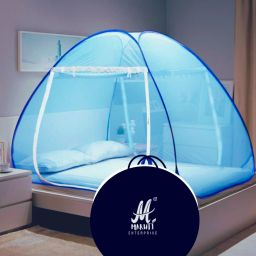Polyester Adults Washable Double Bed , Big Large Super - 6x6, 7x7, 8x8, 6x6.5 ft Mosquito Net Mosquito Net-picture-3