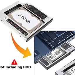 WEFLY Caddy 12.7mm Universal CD/DVD-ROM Your Data Storage on Your Laptop with HDD/SSD 12.7mm Universal CD/DVD-ROM - Expand Your Internal Optical Drive image 4