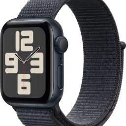 Apple Watch SE 2 GPS 40mm (2nd Gen) Midnight Aluminium with Ink Sport Loop-26