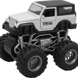Monster Thar/ Jeep Die Cast Metal Toy For Kids|Pull Back Action Miniature Models-image-28