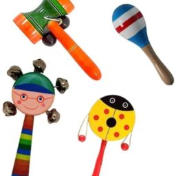Delight Your Baby's Senses with Our Premium Wooden Rattles Combo Pack Rattle-image-63