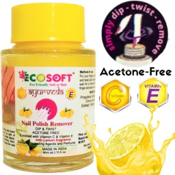 New Premium- Nail Polish Remover Nail Polish! Dip & Twist Instant! Remover - Acetone Free, Enriched with Vitamin C or Vitamin E with Lemon Fragrance. Contains Hydrating Agents & Perfume.-38
