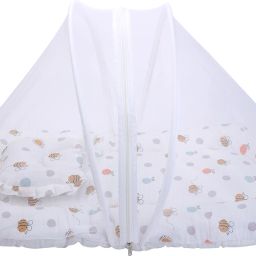 coo coo Polyester Kids Washable Mafatlal Baby Mosquito Net (18x32 in) | Soft, Breathable & Foldable Design Mosquito Net image 3
