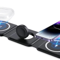 MARS 3 in 1 Wireless Charger Magnetic Foldable Charging Fast Wireless Charging Pad Charging Pad-image-47