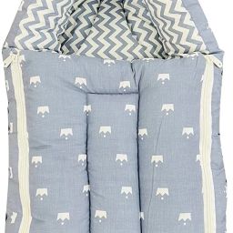 100% Cotton | 3 in 1 Baby Bed | Sleeping Bag standard crib-11