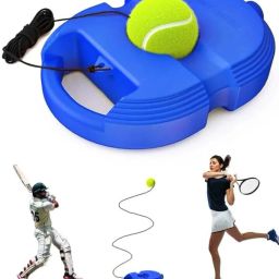 Plastic Solo Tennis Trainer Rebound Ball - Portable Tennis Equipment Tennis Kit-image-51