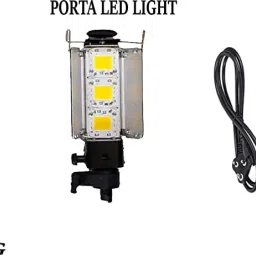 PICPRO PORTA LED Light Kit-Set of 2 High Intensity Low Power Consuming Soft Light LED White Reflector Umbrella image 2