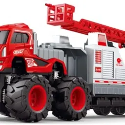 1:43 4WD Diecast Metal Construction Crane Truck Toys with Friction Powered-image-87