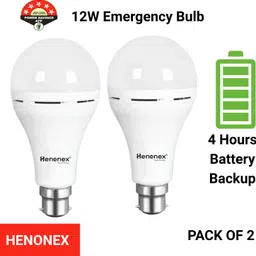 henonex 2 Rechargeable Inverter Bulbs | Emergency Light Combo for Power 2 hrs Bulb Emergency Light-picture-36