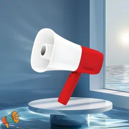 clairbell Handheld Megaphone with Siren, Microphone & Rechargeable for Outdoor EventsB450 Megaphone Portable Megaphone Siren Loudspeaker Function &Long Battery Backupd450 Outdoor PA System-picture-34