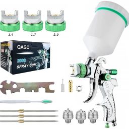 Automotive Paint Spray Gun Spray Paint Gun with 1.4/1.7/2m 1 L Hand Held Sprayer-image-62