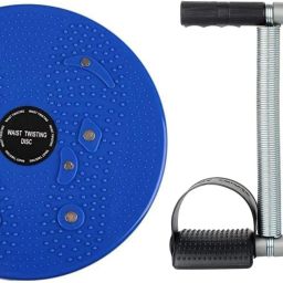 BLACK DOUBLE SPRING TUMMY TRIMMER AND BLUE TUMMY TWISTER Ab Exerciser-image-36