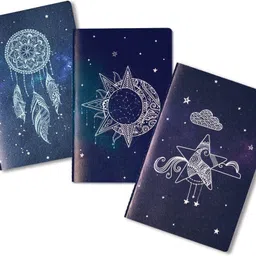 doodle Beyond the Stars (Set of 3) B6 Notebook Ruled 80 Pages-picture-33
