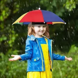 Rainbow Umbrella Hat Hands free Z20 Umbrella-picture-28