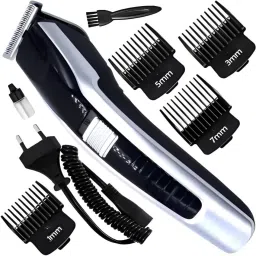 RACCOON stainless steel sharp blade beard shaver upto length 0.5 to 7mm Fully Waterproof Trimmer 60 minRuntime 4 Length Settings-24