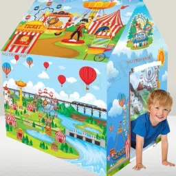 New Tent House For Kids Large Size Jumbo Tent House (Multicolor)_FK97-image-61