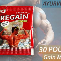 RE GAIN ayurvedic (30 pouchs) powder For Muscle Gain Weight Gainers/Mass Gainers-24