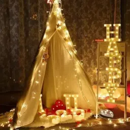 pesca 40 LEDs 11 m Yellow Steady String Rice Lights image 5
