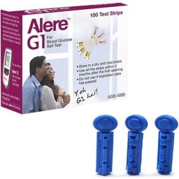 Alere G1 100 Strips with 100 Lancets Glucometer Lancets-17