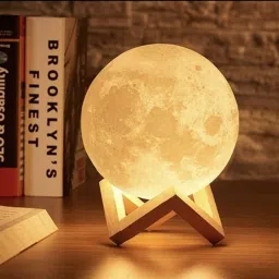 Moon Lamp, LED 7 Colors Moon Night Light Lamp, Remote & Touch Control Night Lamp-image-77