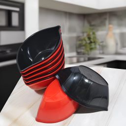 Plastic Serving Bowl Small Snacks Leaf Bowl Set of 12 Stylish, Durable, and Ideal for Everyday Use"-image-93
