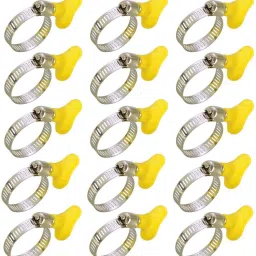 15pc Easy Adjustable Butterfly Pipe Clamp 1inch Size adjust (10-25)mm Hose Clamps-image-75