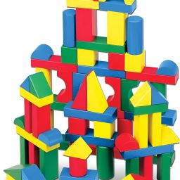 Wooden Building Blocks Set – 48 Pcs Montessori Toy for Kids, Multicolor-image-26