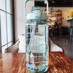 Large-Capacity Water Bottle Motivational 2000 ml Bottle-image-78
